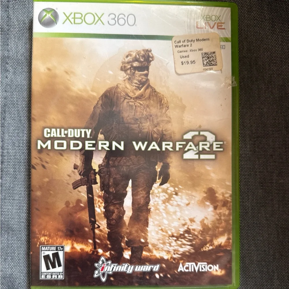 CASE and MANUAL ONLY for Call of Duty: Modern Warfare 2, (Microsoft Xbox 360)